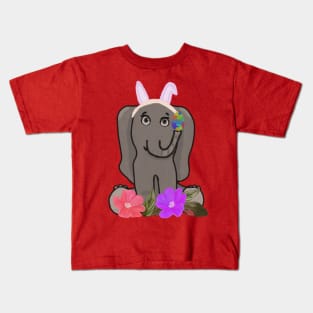 Funny easter bunny Kids T-Shirt